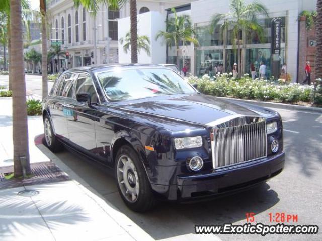 Rolls Royce Phantom spotted in Beverly hills, California