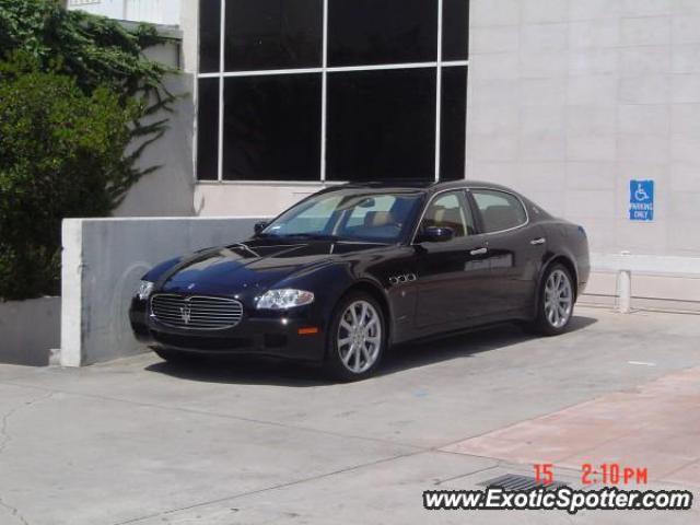 Maserati Quattroporte spotted in Beverly hills, California