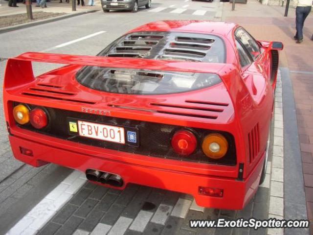 Ferrari F40 spotted in Knokke, Belgium