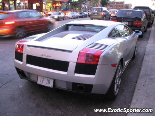 Lamborghini Gallardo spotted in Toronto, Canada