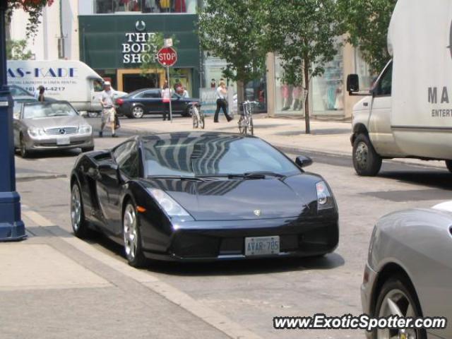 Lamborghini Gallardo spotted in Toronto, Canada