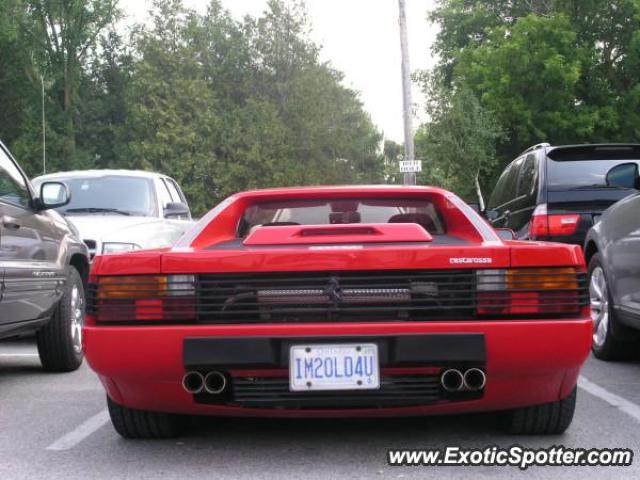 Ferrari Testarossa spotted in Bolton, Canada