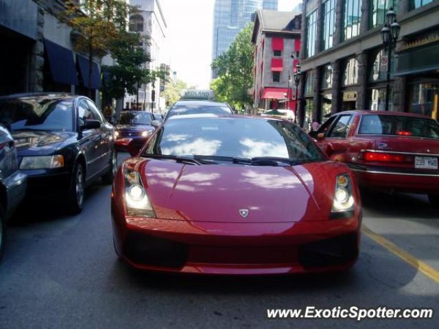 Lamborghini Gallardo spotted in MONTREAL, Canada