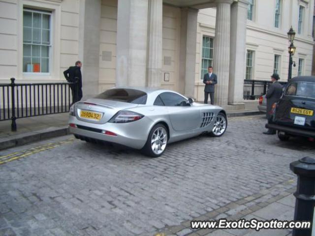 Mercedes SLR spotted in London, United Kingdom