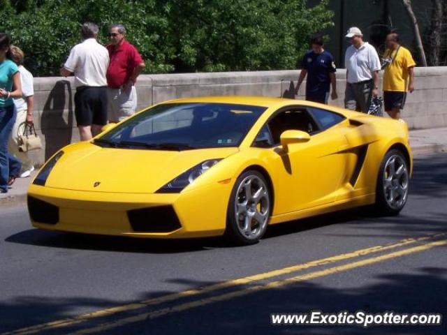 Lamborghini Gallardo spotted in New Hope, New Jersey