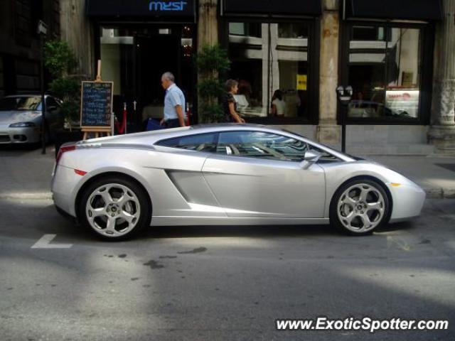 Lamborghini Gallardo spotted in MONTREAL, Canada