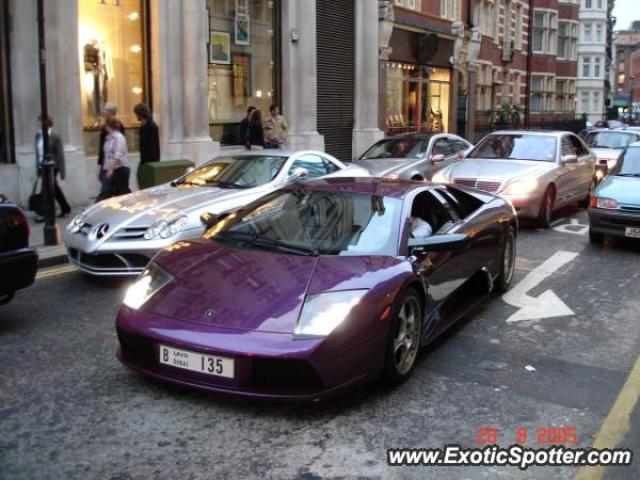 Lamborghini Murcielago spotted in London, United Kingdom