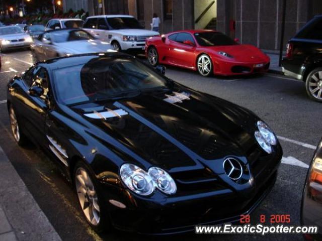 Mercedes SLR spotted in London, United Kingdom