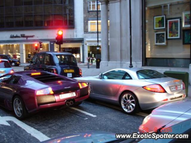 Mercedes SLR spotted in London, United Kingdom