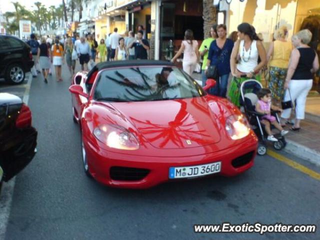 Ferrari 360 Modena spotted in Puerto Banus, Spain