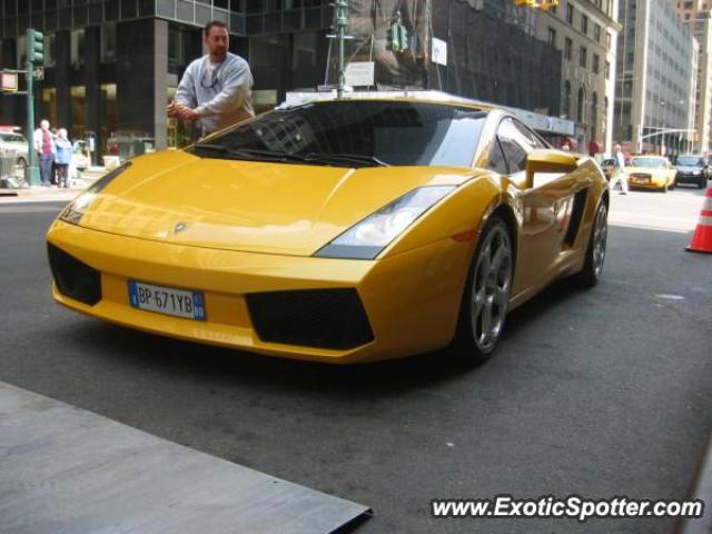 Lamborghini Gallardo spotted in New york, New York