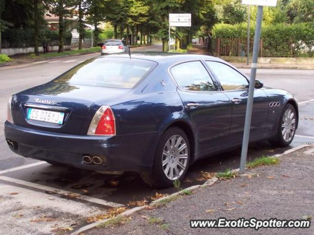 Maserati Quattroporte spotted in Mojan, Italy