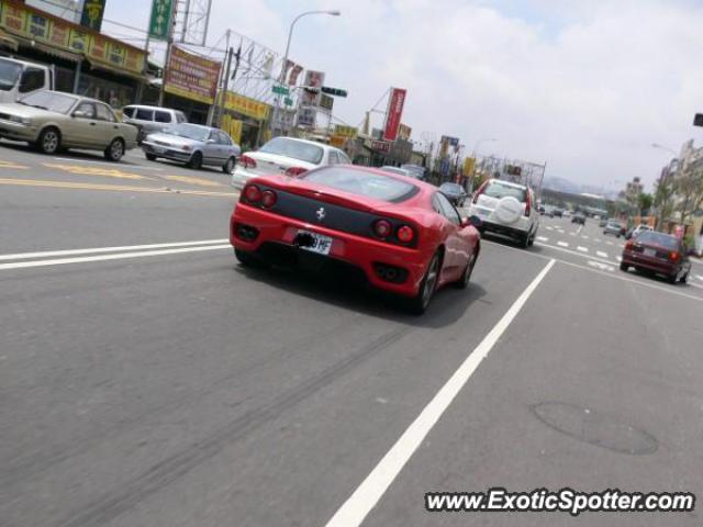 Ferrari 360 Modena spotted in Taichung, Taiwan