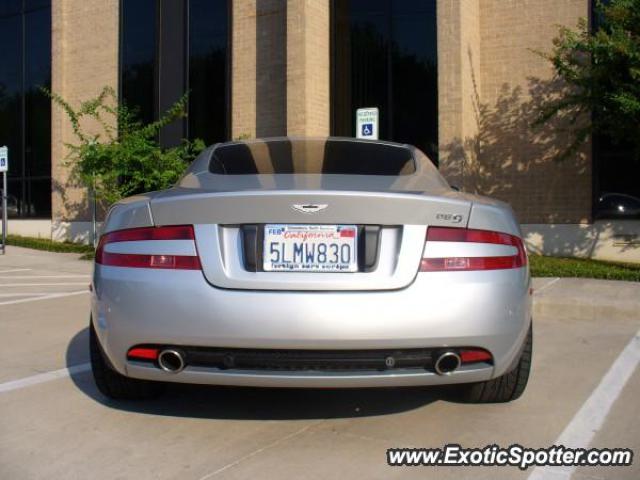 Aston Martin DB9 spotted in Dallas, Texas