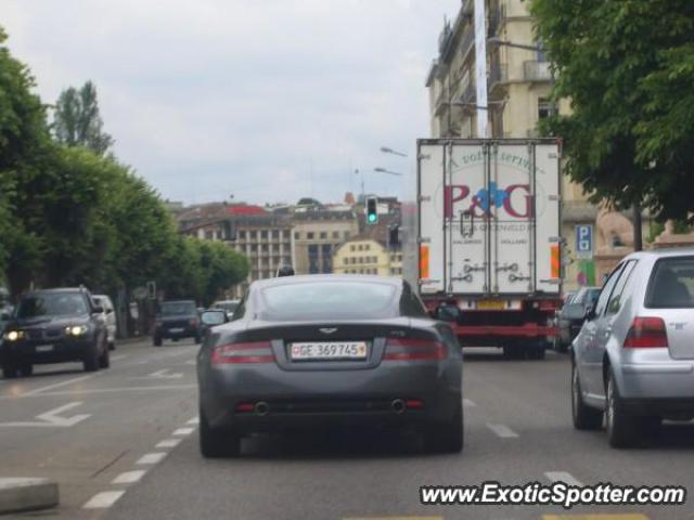 Aston Martin DB9 spotted in Geneve, Switzerland