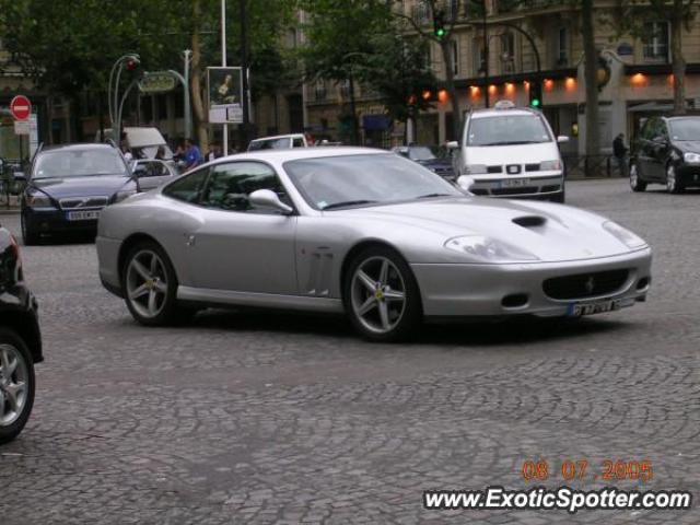Ferrari 575M spotted in Paris, France
