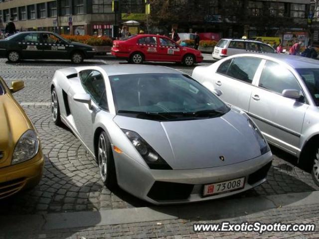 Lamborghini Gallardo spotted in Prague, Czech Republic