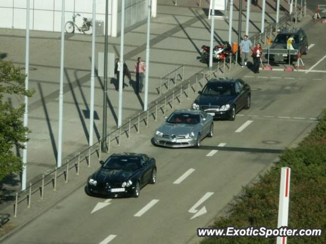 Mercedes SLR spotted in Frankfurt, Germany