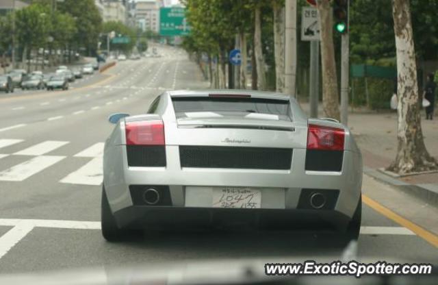 Lamborghini Gallardo spotted in Seoul, South Korea