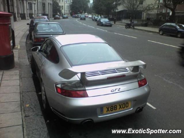 Porsche 911 GT2 spotted in London, United Kingdom