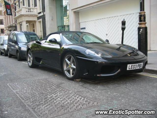 Ferrari 360 Modena spotted in London, United Kingdom