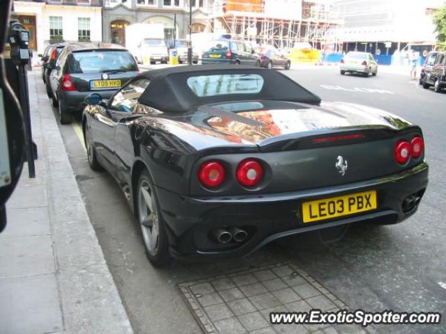 Ferrari 360 Modena spotted in London, United Kingdom