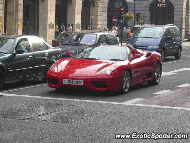 Ferrari 360 Modena spotted in London, United Kingdom