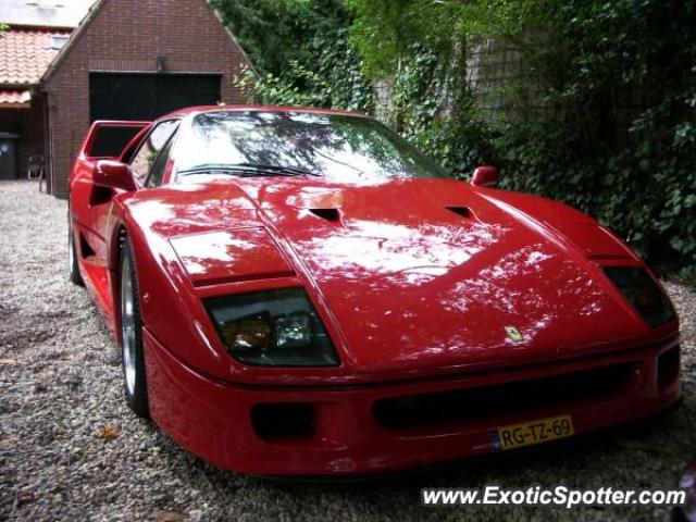 Ferrari F40 spotted in Bergen, Netherlands