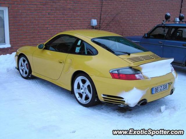 Porsche 911 Turbo spotted in Arvidsjaur, Sweden