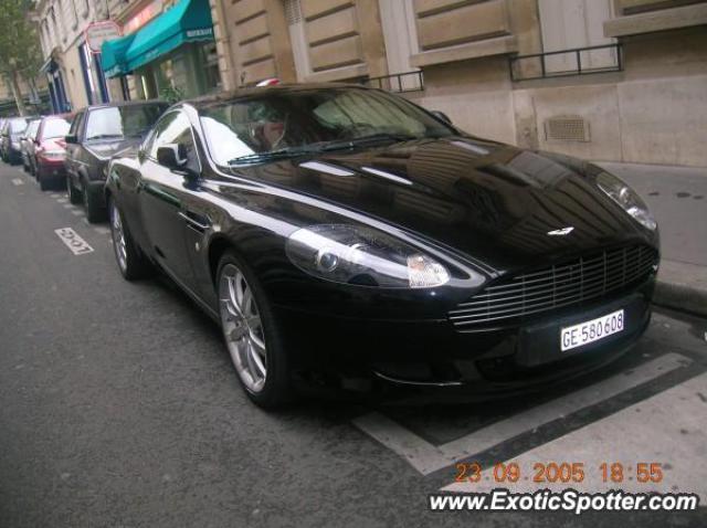 Aston Martin DB9 spotted in Paris, France