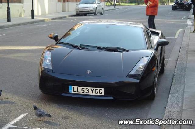 Lamborghini Gallardo spotted in London, United Kingdom