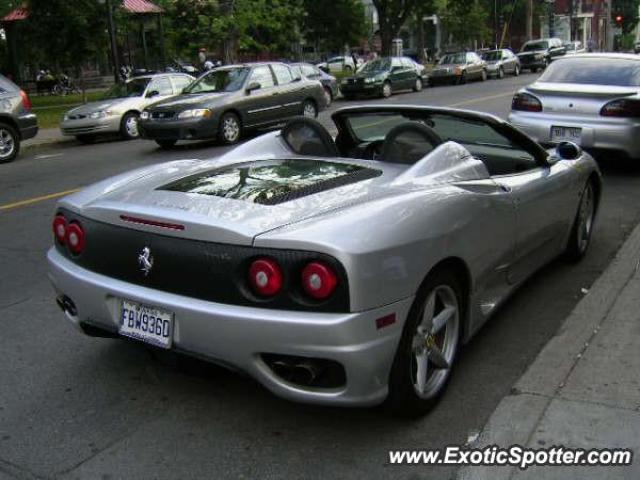 Ferrari 360 Modena spotted in Montreal, Canada