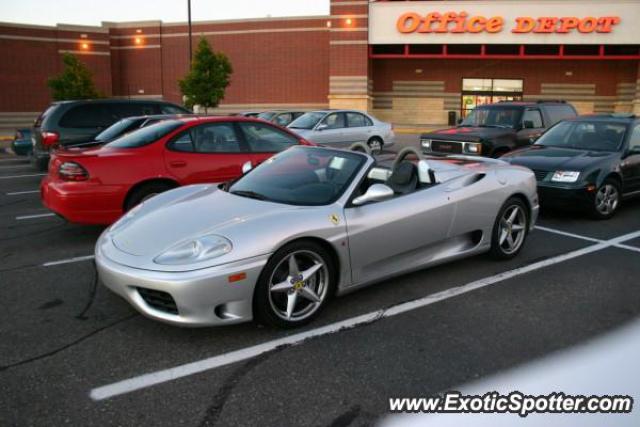 Ferrari 360 Modena spotted in Edina, Minnesota