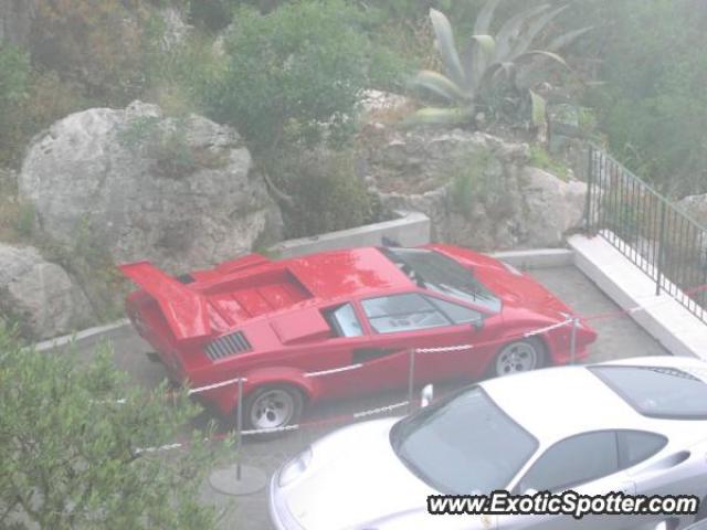 Lamborghini Countach spotted in Eze, France