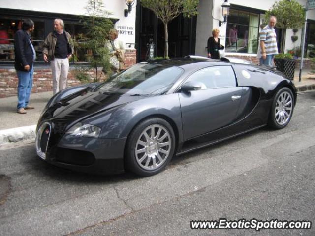 Bugatti Veyron spotted in Carmel, California