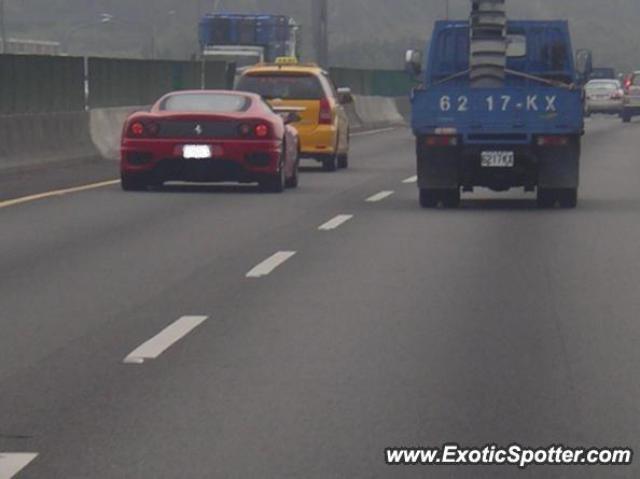 Ferrari 360 Modena spotted in Changhua, Taiwan