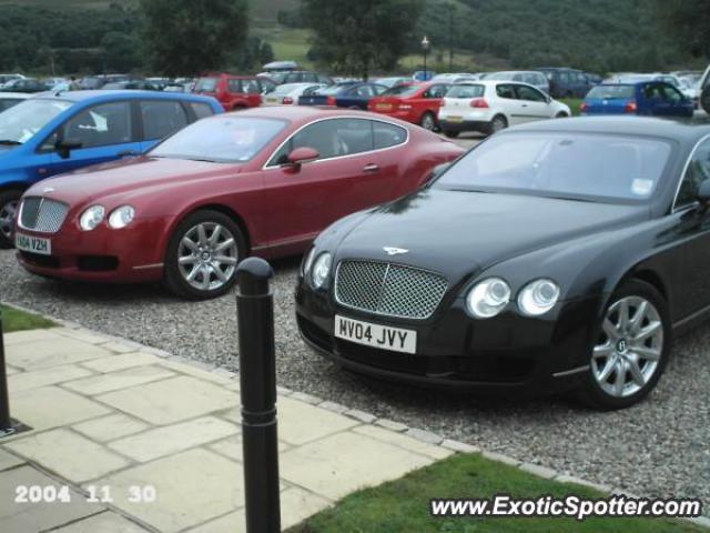 Bentley Continental spotted in Bruar, United Kingdom