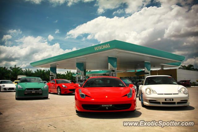 Ferrari 458 Italia spotted in Sepang, Malaysia