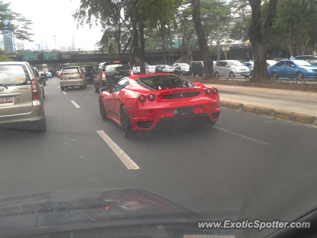 Ferrari F430 spotted in Jakarta, Indonesia