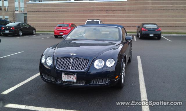 Bentley Continental spotted in Newton, Massachusetts