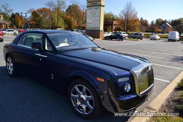 Rolls Royce Phantom spotted in Greenville, Delaware