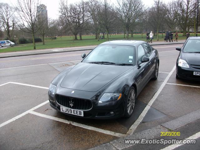Maserati Quattroporte spotted in London, United Kingdom