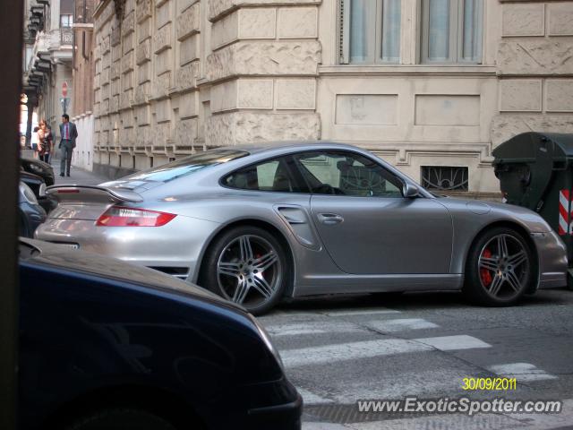 Porsche 911 Turbo spotted in Turin, Italy