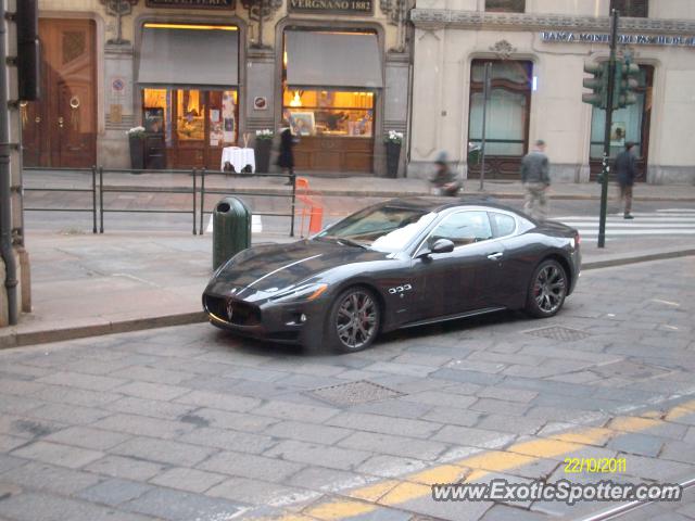 Maserati GranTurismo spotted in Turin, Italy