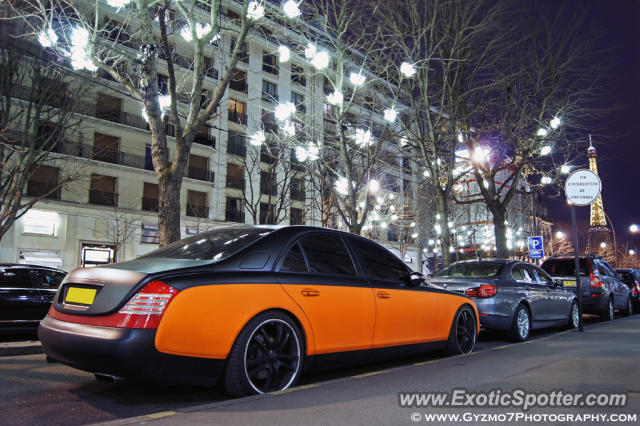 Mercedes Maybach spotted in Paris, France