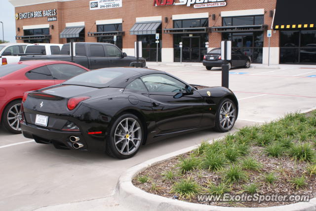 Ferrari California spotted in Dallas, Texas