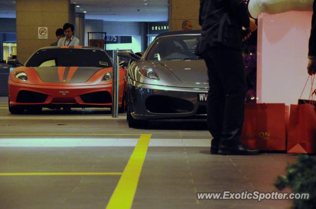 Ferrari F430 spotted in Bukit Bintang Kuala Lumpur, Malaysia