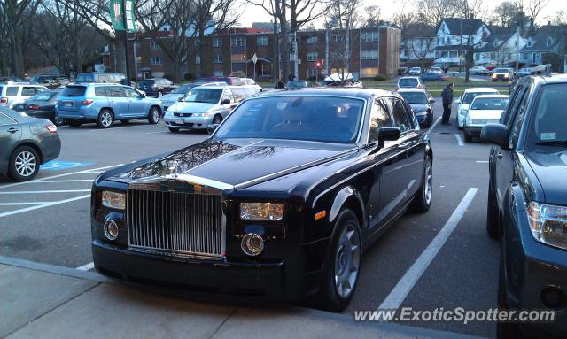 Rolls Royce Phantom spotted in West Roxbury, Massachusetts