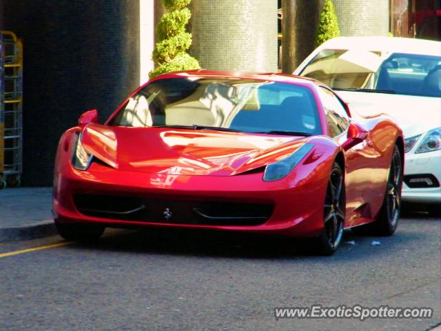 Ferrari 458 Italia spotted in London, United Kingdom