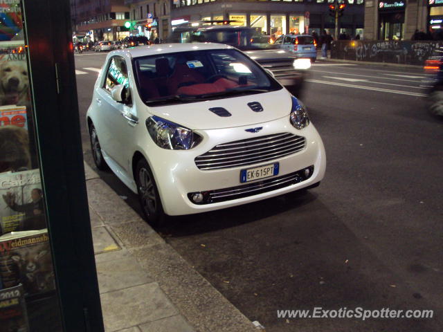 Aston Martin Cygnet spotted in Milan, Italy